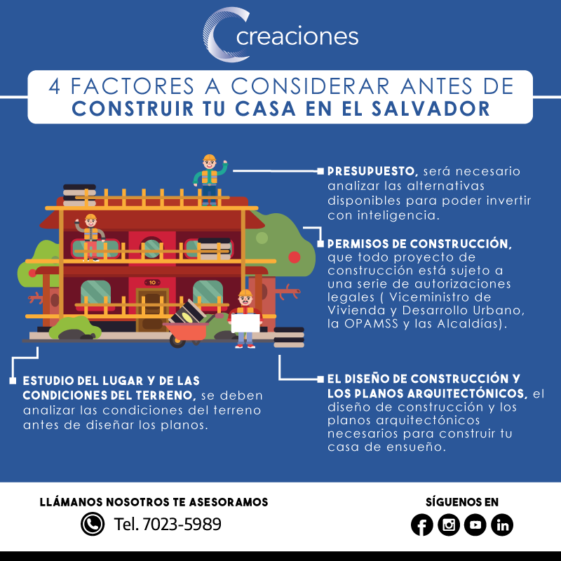 Creaciones Propue4 factores a considerar antes de construir tu casa en El Salvador.stas Nov 03